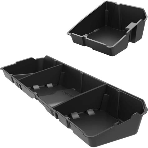 Oedro Upgraded Rear Under Seat Storage Box Fit With Crew Cab 2007 2013