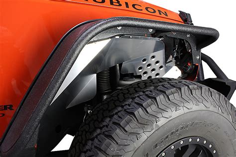 Fishbone Offroad Raw Aluminum Tube Fenders For 07 18 Jeep Wrangler Jk