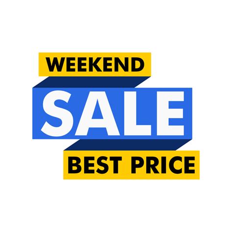 Sale Banner Set Special Offer Tag Weekend Hot Deal Badge Template