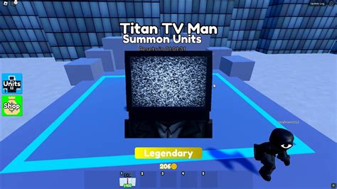 Roblox Toilet Tower Defense I Got Legendary Titan Tv Man Youtube