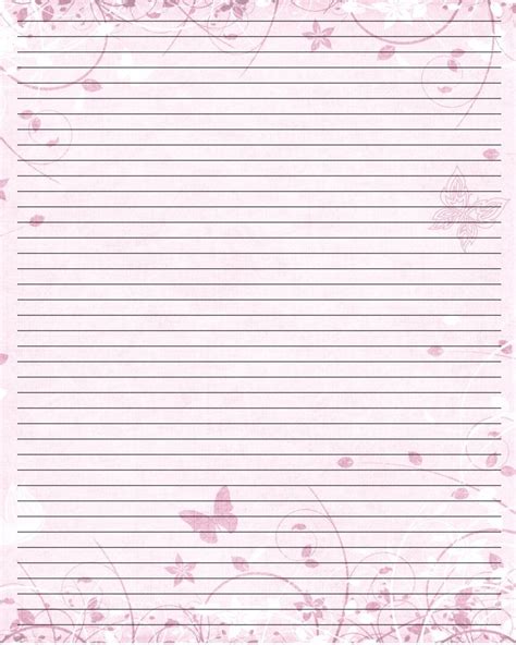 Letter Paper A Writing Paper Printable Stationery Pr Vrogue Co