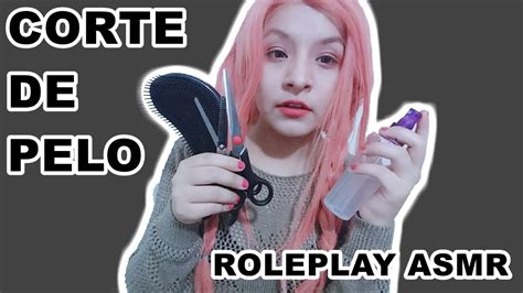 Asmr EspaÑol ♥ Corte De Pelo Haircut Roleplay Peluqueria Youtube