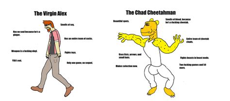 Cheetahchads Rise Up Virgin Vs Chad Know Your Meme