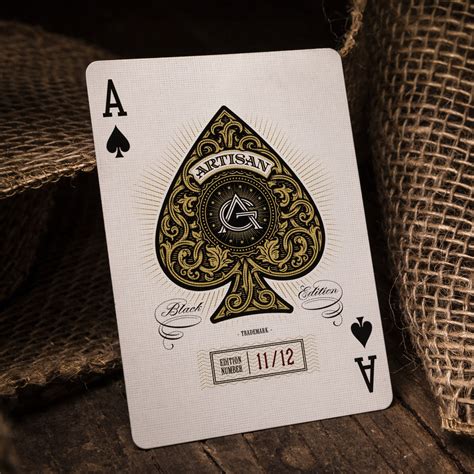 Serious card players won't have any problem using black playing cards. Artisan Edition Playing Cards // Black - theory11 - Touch ...