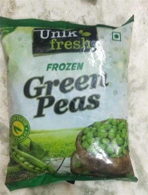 Home Delivery Of Unik Fresh Frozen Green Peas 500 Gram Order Now