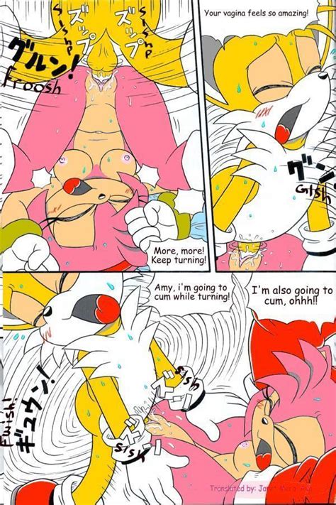 Rule 34 Amy Rose Anthro Breasts Canine Comic Cum Dialog Duo English