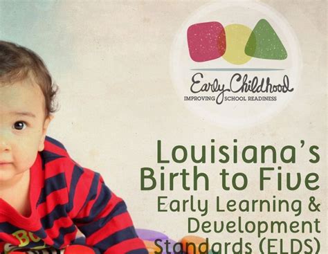 Louisianas Birth To 5 Early Learning And Development Standards