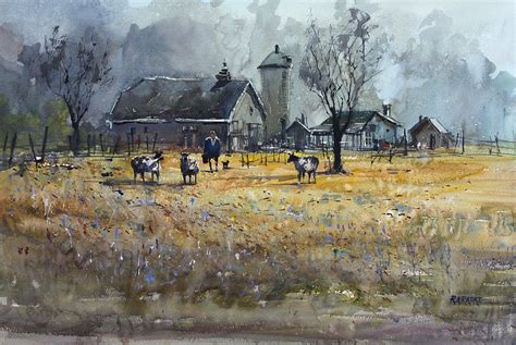 Morning On The Farm Painting By Ryan Radke