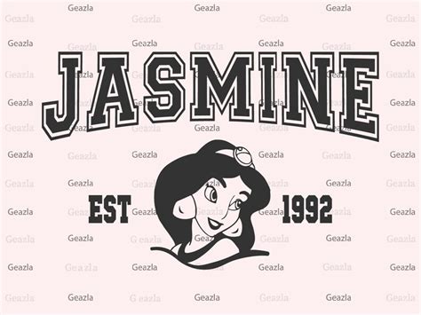 Princess Jasmine Aladdin Svg Aladdin Clipart Svg File For Etsy