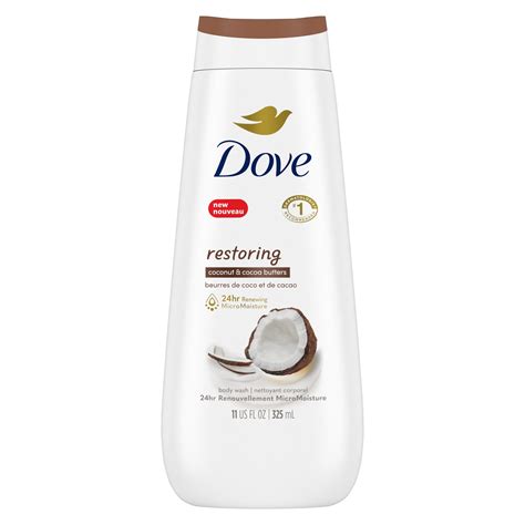 Dove Body Wash Restoring Coconut And Cocoa Butter 11 Oz