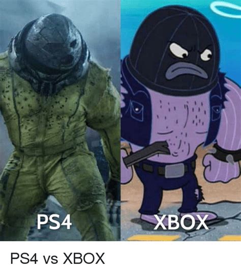 Ps4 Xbox Ps4 Vs Xbox Funny Meme On Meme