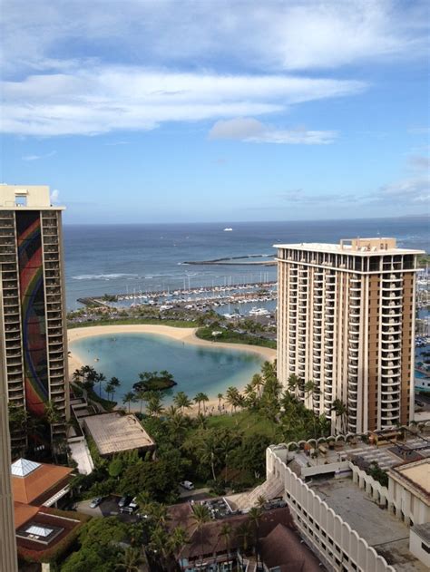Hilton Hawaiian Villages Our View From Our Balcony Hilton Hawaiian Village Waikiki Digital