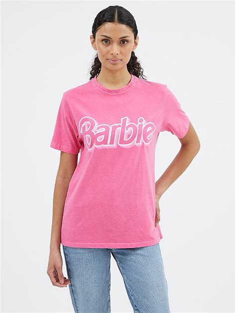 Barbie Pink Graphic Print T Shirt Women George At Asda