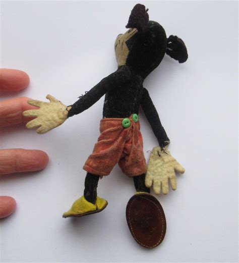 Rare Vintage 1930s Deans Miniature Rag Doll Mickey Mouse Good Conditin Iconic Edinburgh