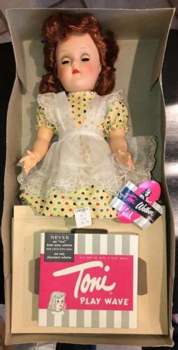 If you've ever found yourself retreating from the want to make a good first impression? Vintage Ideal Toni Walker Doll P-91 Box Tag Unused Copper ...