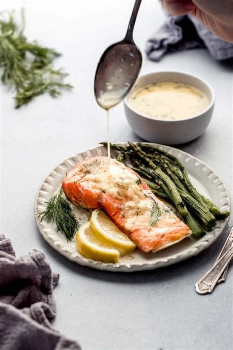 Lemon Butter Dill Sauce For Fish Chicken And More