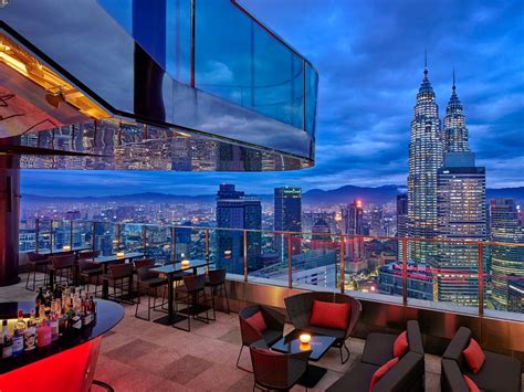 of twin towers views bespoke cocktails and dancing desserts at sky51 eq kuala lumpur prestige