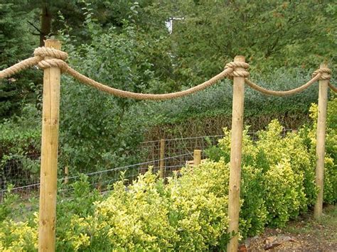 Modern Design Rope Fence Garden Garden Railings