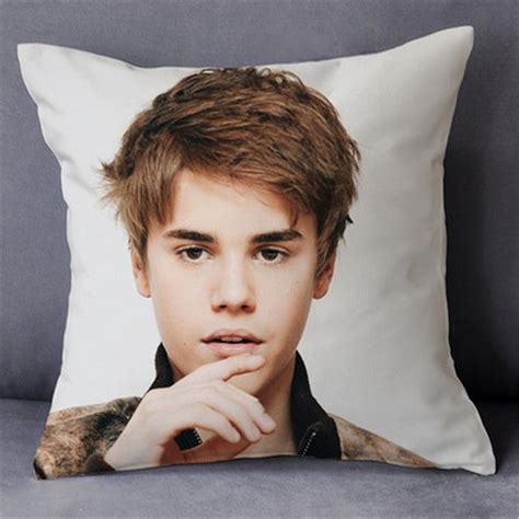 Justin Bieber Throw Pillow 16x16 Inch Sofa Cushion Etsy