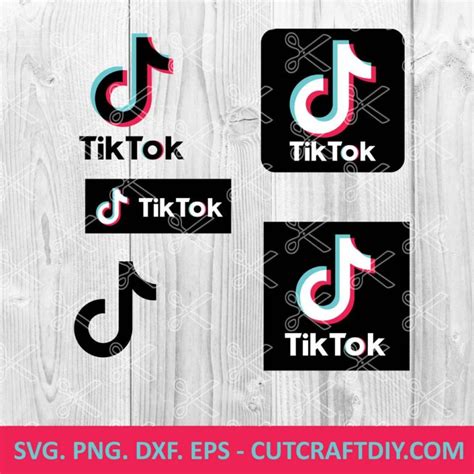 Tiktok Svg Dxf Png Eps Silhouette And Cricut Files Tik Tok Digital Hot Sex Picture