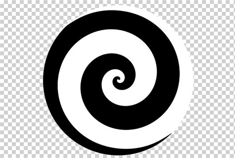 Ilustración Espiral Blanco Y Negro Espiral Círculo Espiral Logo