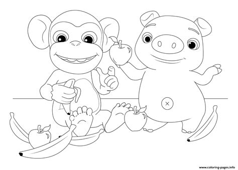 Pepe Cocomelon Coloring Page Printable Coloring Pages