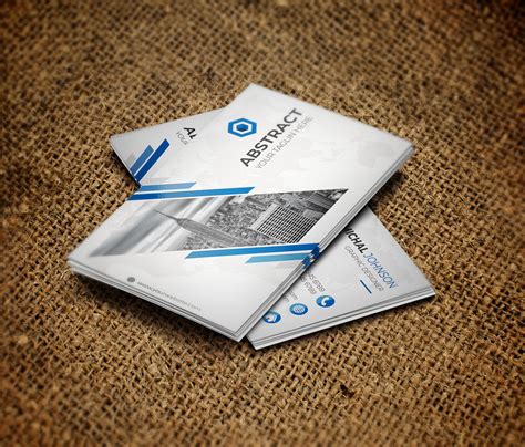 Modern Business Card Design Free Psd On Behance