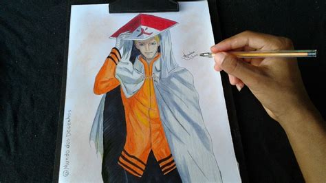 How To Draw Naruto Hokage Step By Step Youtube Otosection