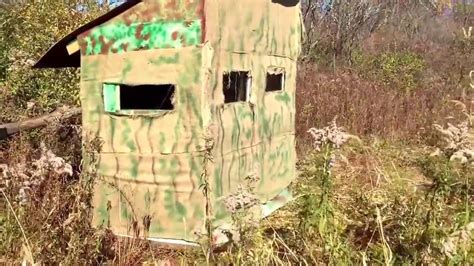Cheap Hunting Blind Made From Roadside Pallets Youtube