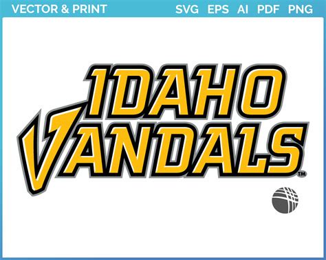 Idaho Vandals Wordmark Logo 2019 College Sports Vector Svg Logo