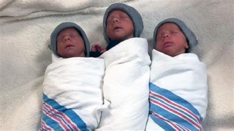Baltimore Couple Welcomes Identical Triplets After Incredibly Rare