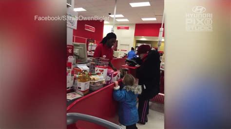 photo of target cashier s kindness goes viral on facebook