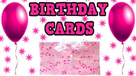 Today, we're talking card decoration design: DIY BIRTHDAY CARDS! 5 Easy Birthday Card Ideas! Great for ...