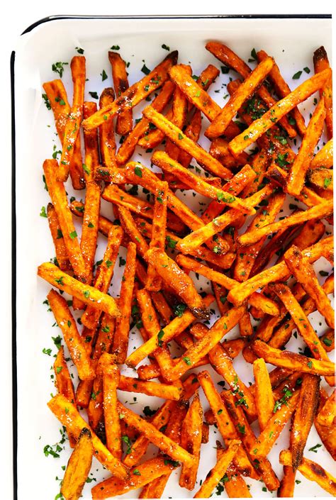 Dip fries into egg and dredge in. The BEST Sweet Potato Fries Recipe! | Gimme Some Oven