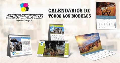 Calendarios Publicitarios Personalizados Jacinto Impresores Imprenta Copister A Y Serigraf A