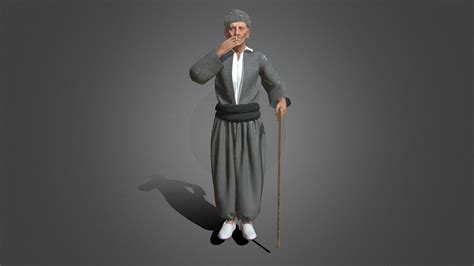 Kurdish Old Man 3d Model By Doctorikc 932568c Sketchfab
