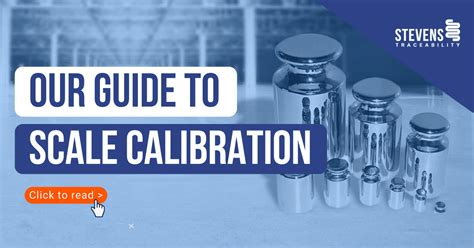 Scale Calibration Guide Ukas Accredited Calibration Provider