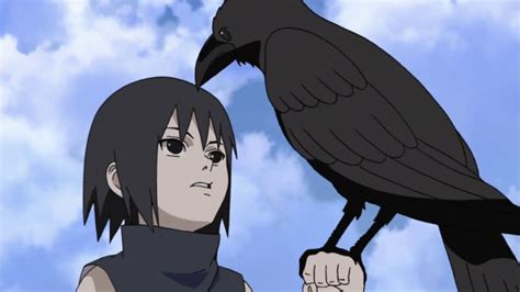 Itachi Uchiha Anime Cloud Crow Dark Naruto Shippuden