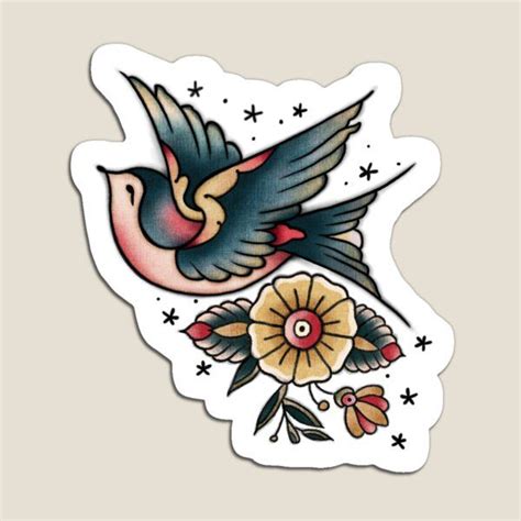 Traditional American Tattoo Style Magnet By Zohreh Designs In 2021