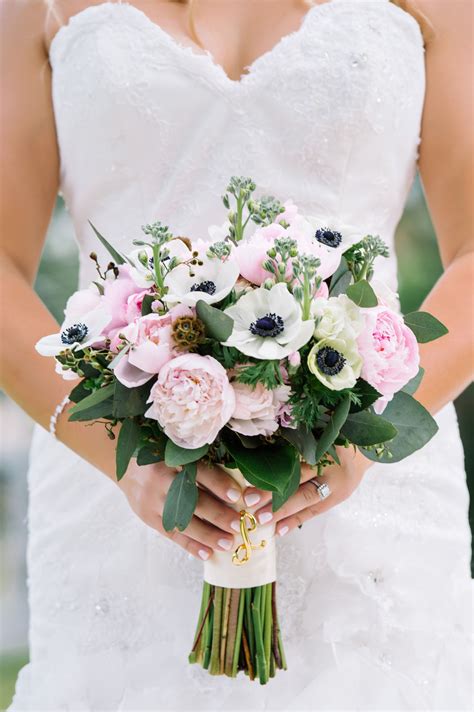 Peony Ranunculus And Anemone Bridal Bouquet