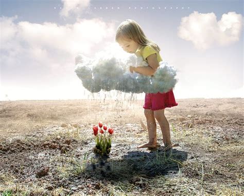 Little Girl And Cloud Clouds Stock Photos Photo