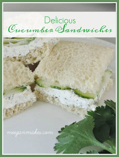 Easy Cucumber Finger Sandwich Recipe What Meegan Makes