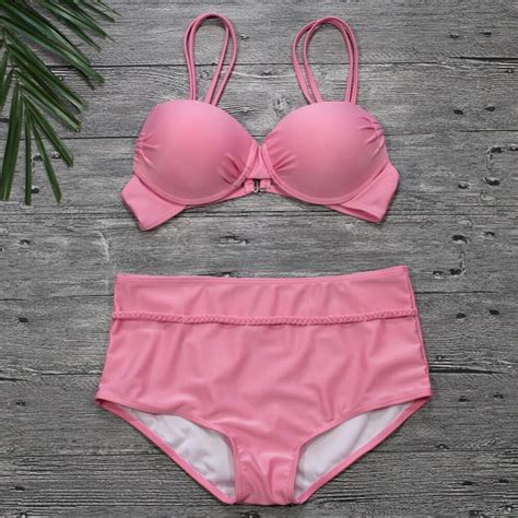 nidalee sexy bikini set swimsuit women bikini two pieces swimwear pink braided rope models high