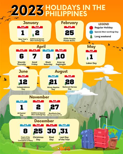 August 2023 Holiday Calendar Philippines Pelajaran