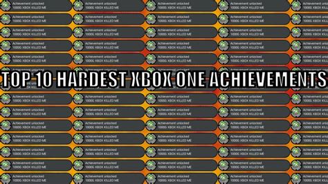 Top 10 Hardest Xbox One Achievements Part 1 Video Games Wikis