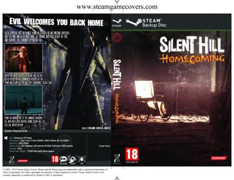 Steam Game Covers Silent Hill Homecoming Box Art