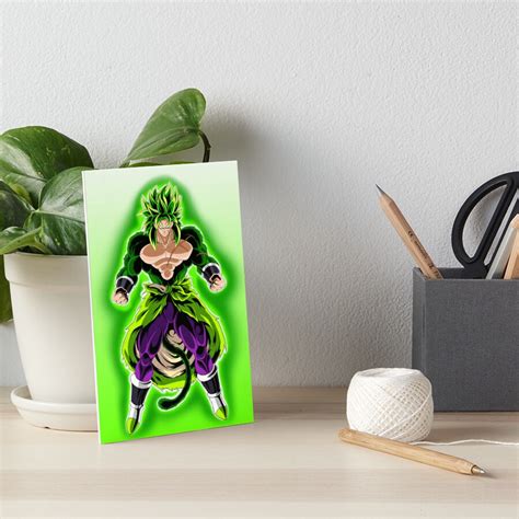 Super Saiyan 4 Broly Redesign Art Board Print By Thunderprops3d