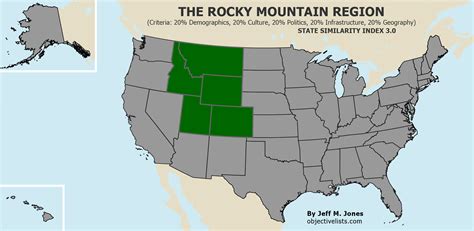 Typical Characteristics Of The Rocky Mountain Region Objective Lists