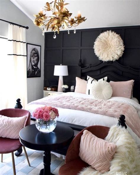 Maybe you would like to learn more about one of these? 25 Refined Pink And Black Bedroom Decor Ideas - DigsDigs