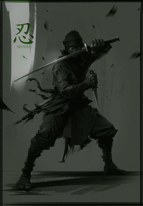 Shadow Ninja Fantasy Character Concept By Ninja Art Samurai Art